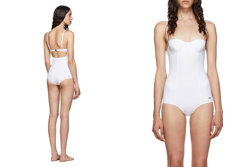 One-piece Swimsuit for Summer vacation 2020 SSENSE