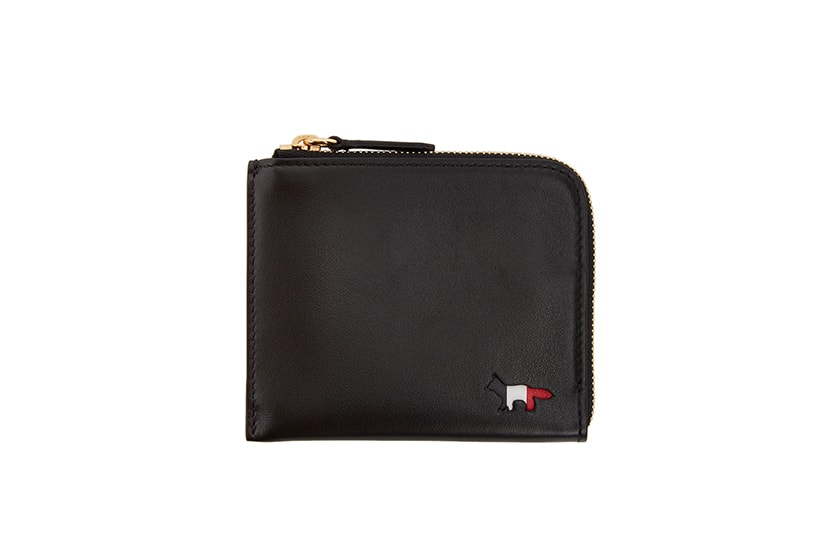 Black Minimalist Chain Wallet Mini Purse 15 SSENSE