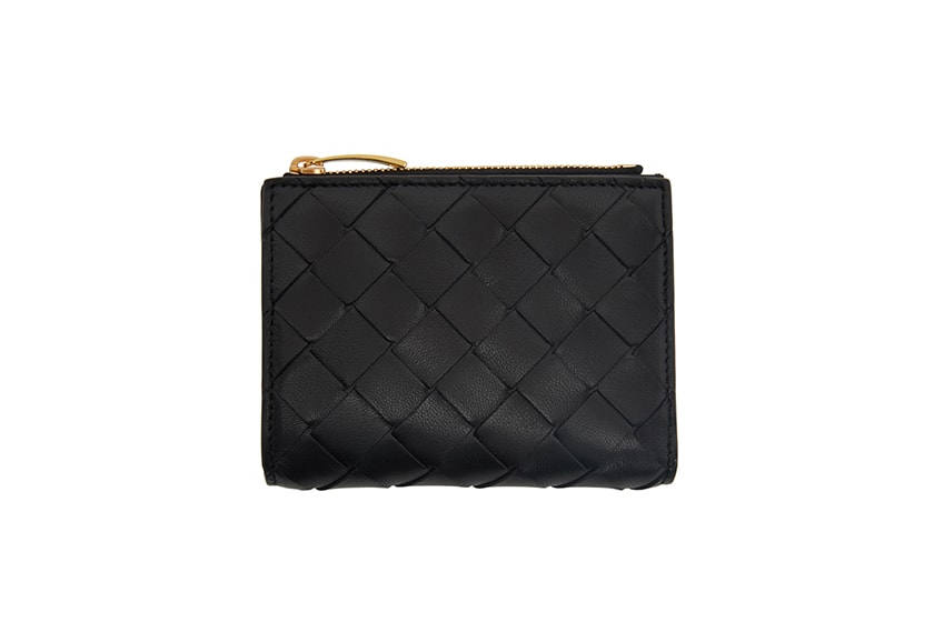 Black Minimalist Chain Wallet Mini Purse 15 SSENSE