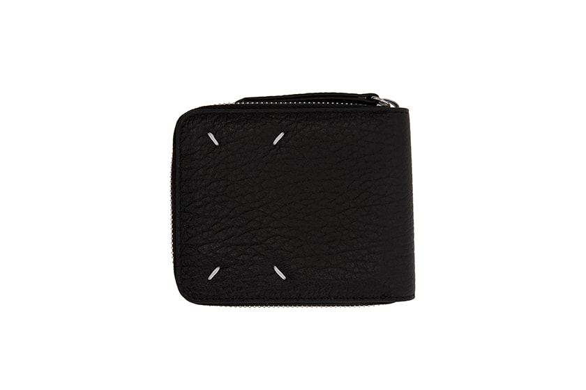 Black Minimalist Chain Wallet Mini Purse 15 SSENSE