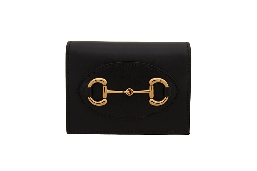 Black Minimalist Chain Wallet Mini Purse 15 SSENSE