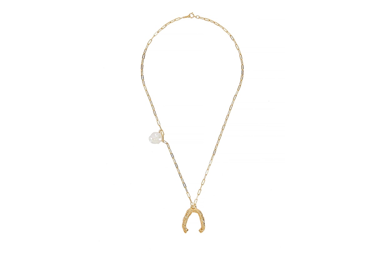 ALIGHIERI The Flashback River 24kt gold-plated necklace