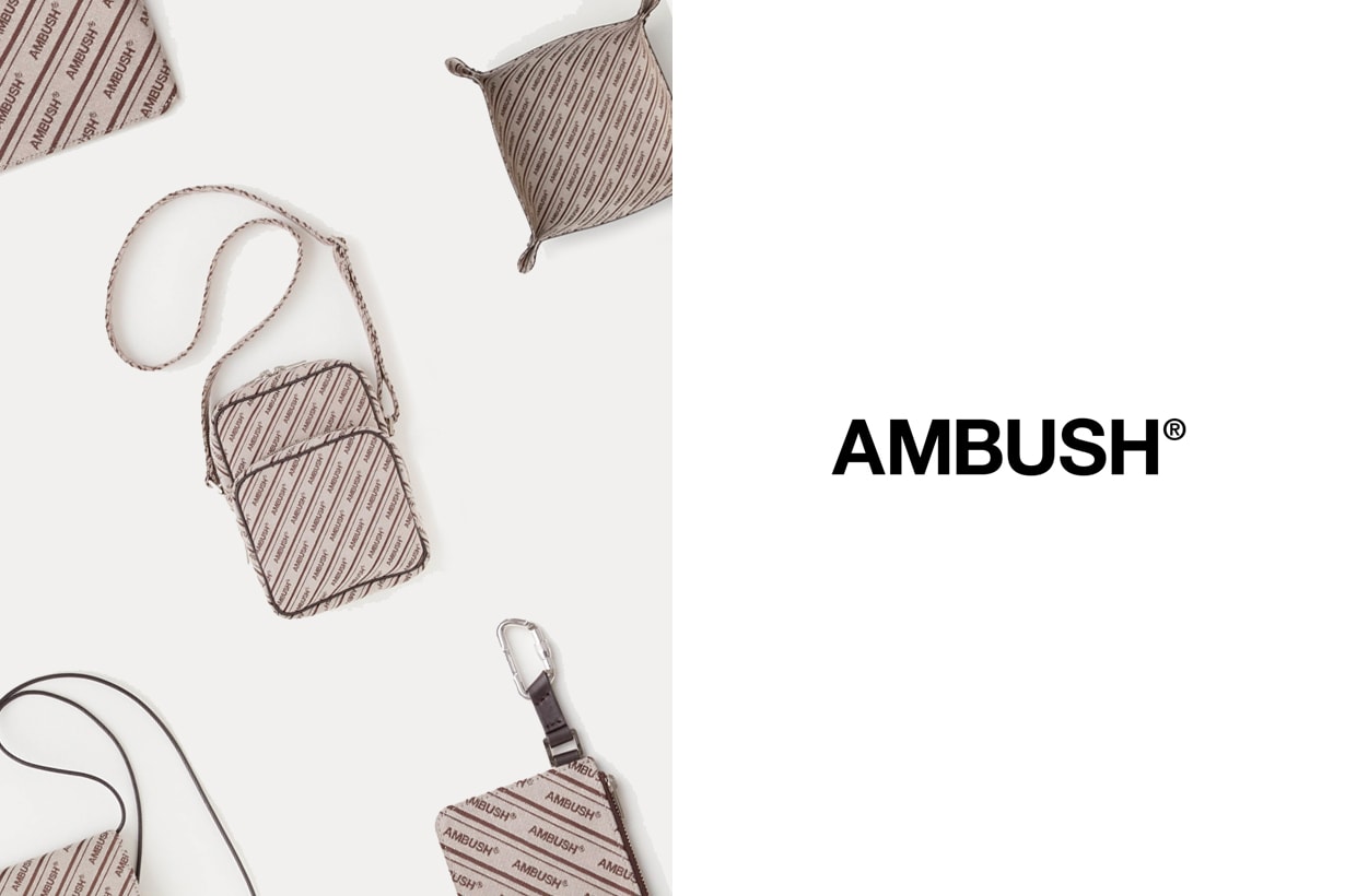 ambush logo canvas pattern 2020 new acc