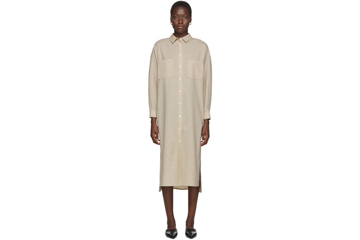 Arch The Beige Shirt Dress