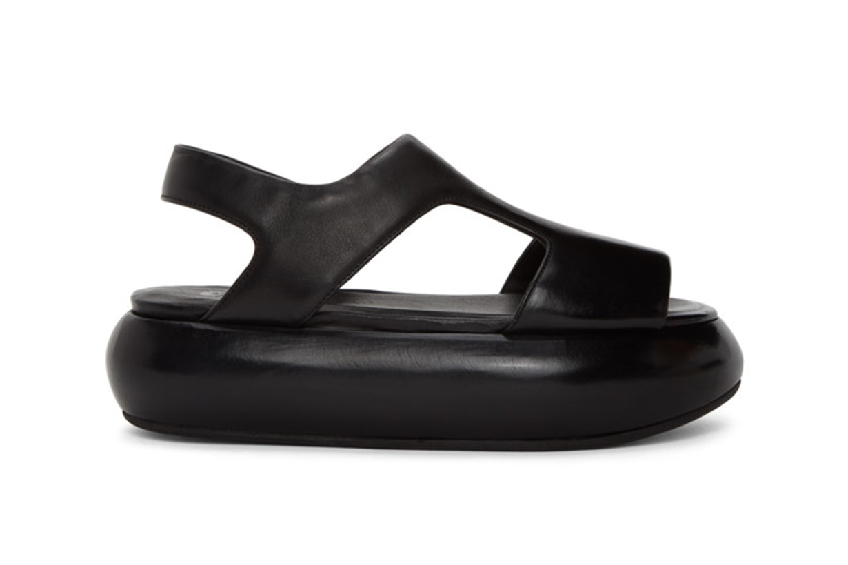 Black Ciambellona Platform Sandals