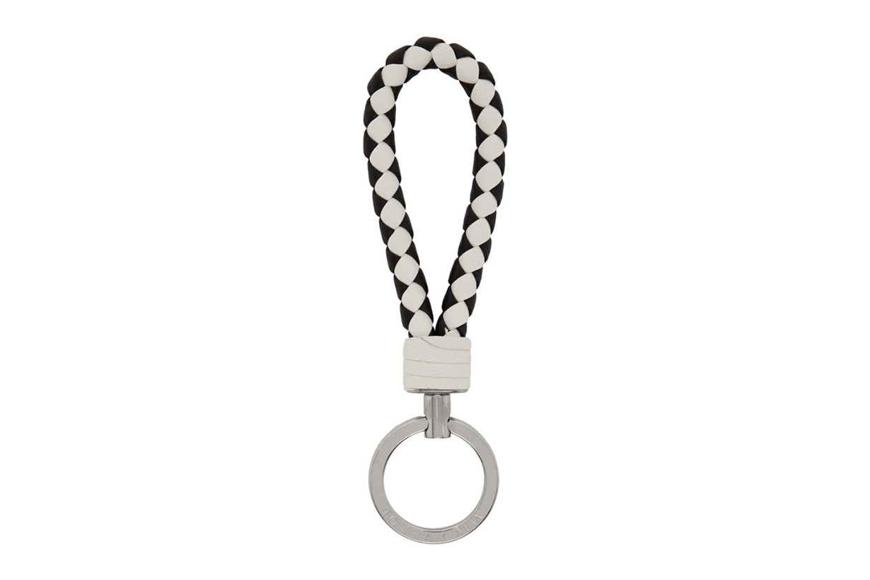 Black & White Bicolor Intrecciato Loop