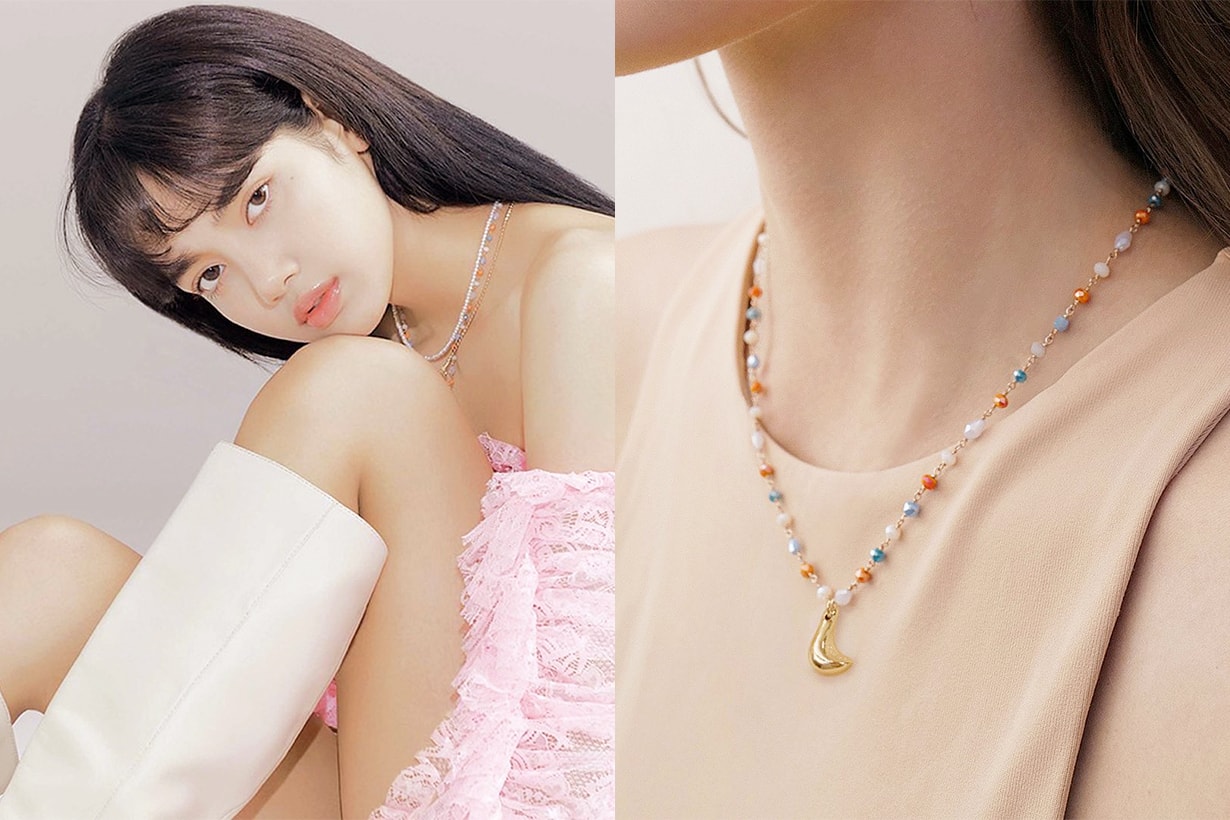 BLACKPINK Lisa Jennie Jisoo Rose Moonshot Advertisement Campaign shooting S_S.IL Korean brands jewelry necklace sold out korean idols celebrities singers girl bands