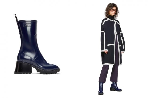 chloe ssense rain boots zipper summer stylish