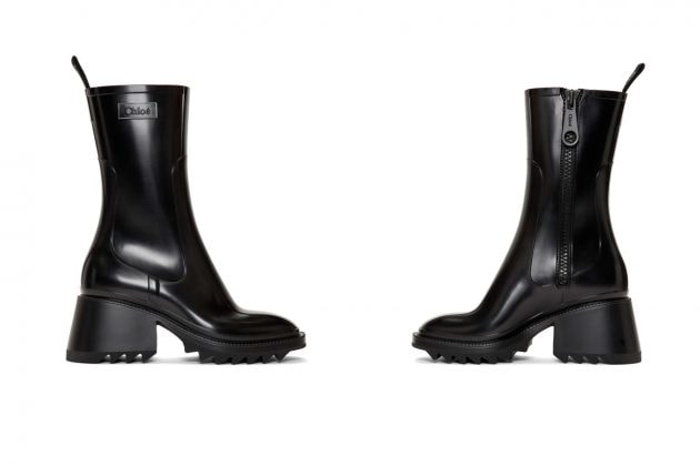 chloe ssense rain boots zipper summer stylish
