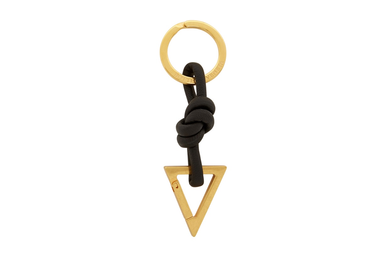 Bottega Veneta Black Knot Keychain