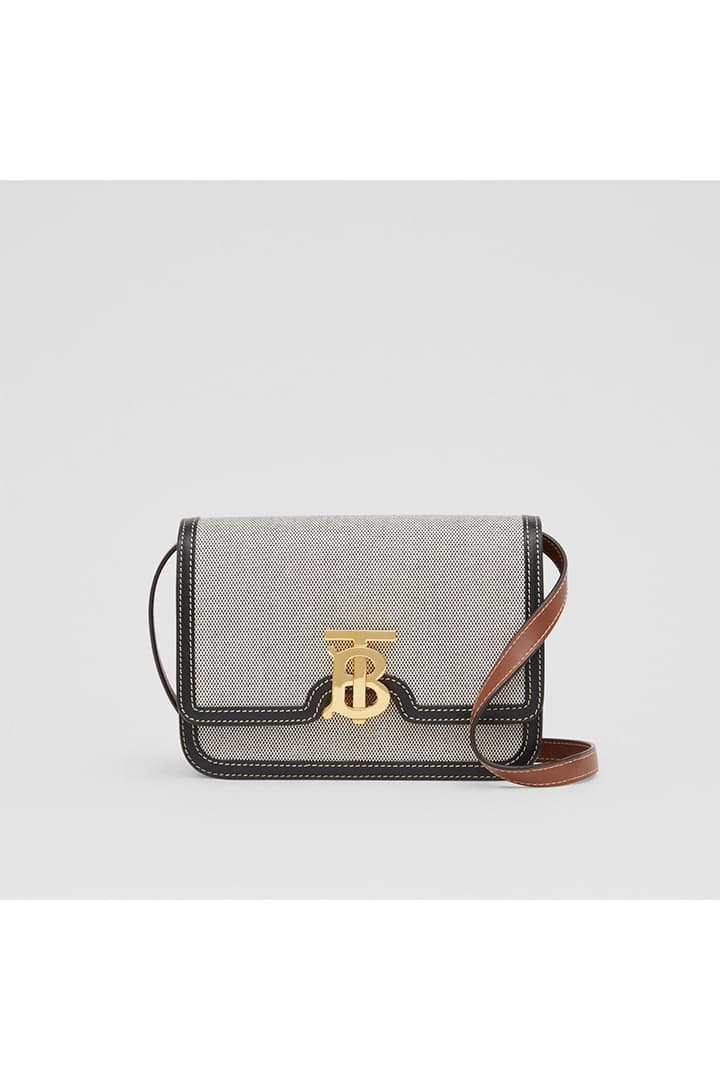 TB Monogram Clasp Bag