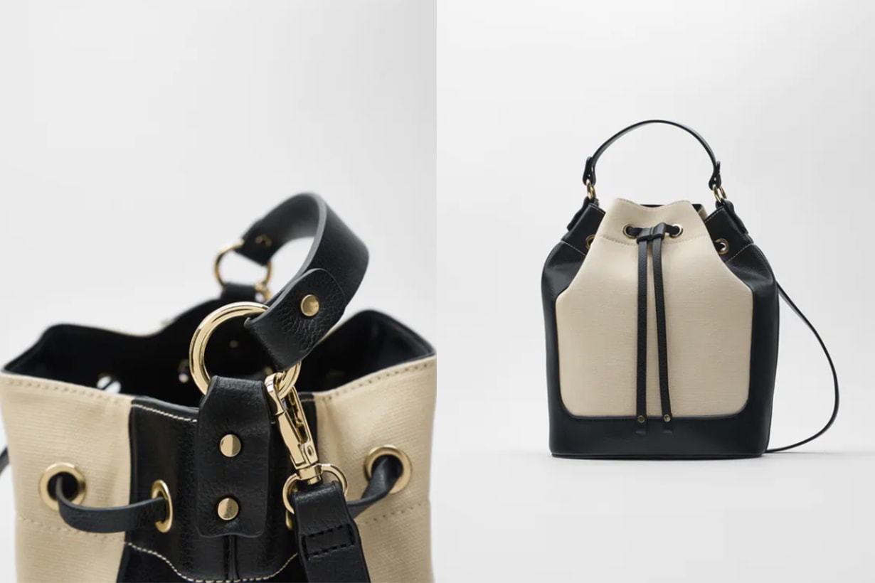 CANVAS BUCKET BAG