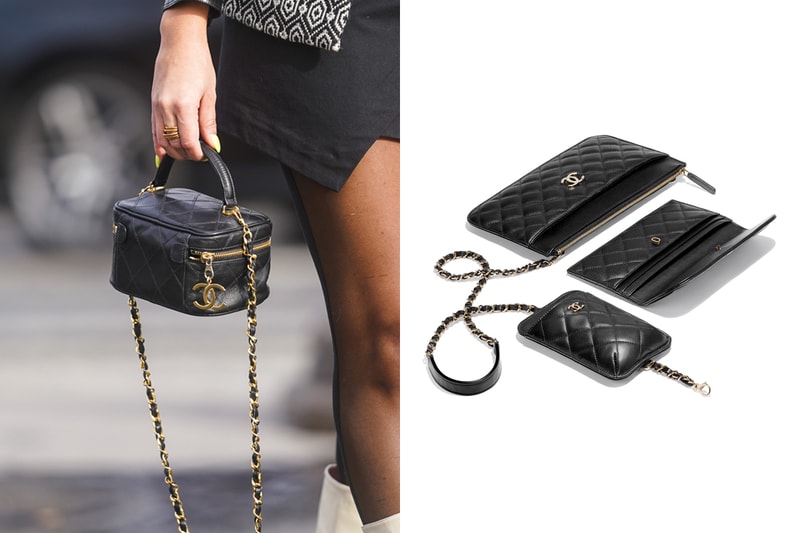 chanel clutch with chain 2020 summer new 3 bags