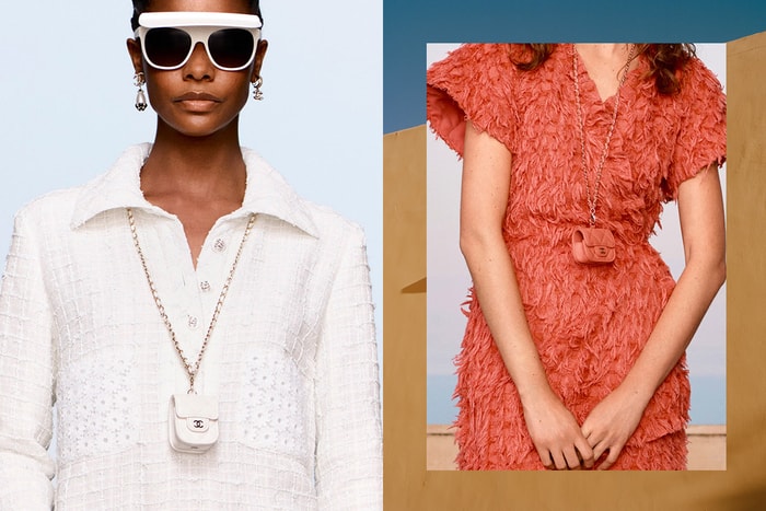 Chanel 2021 Resort 的迷你焦點,經典的 Flap 菱格紋手袋變成 AirPods Case 了!