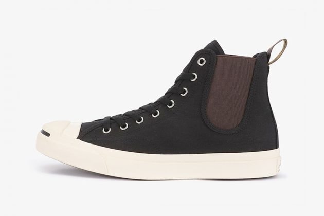 converse Jack Purcell SIDEGORE RH HI japan black white basic