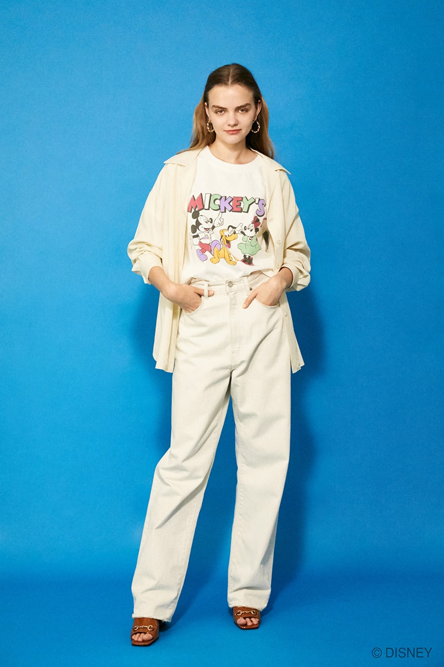 moussy disney mickey minnie retro collabration casual street style