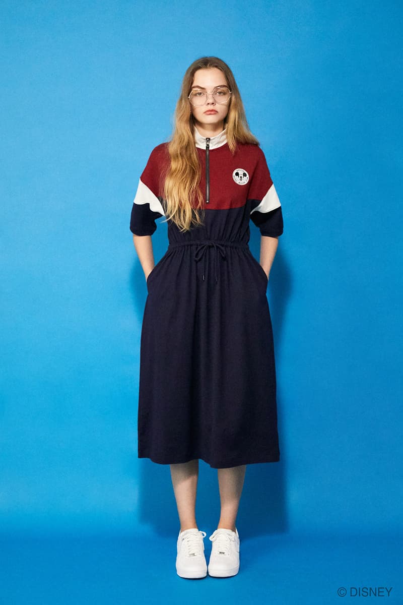 moussy disney mickey minnie retro collabration casual street style