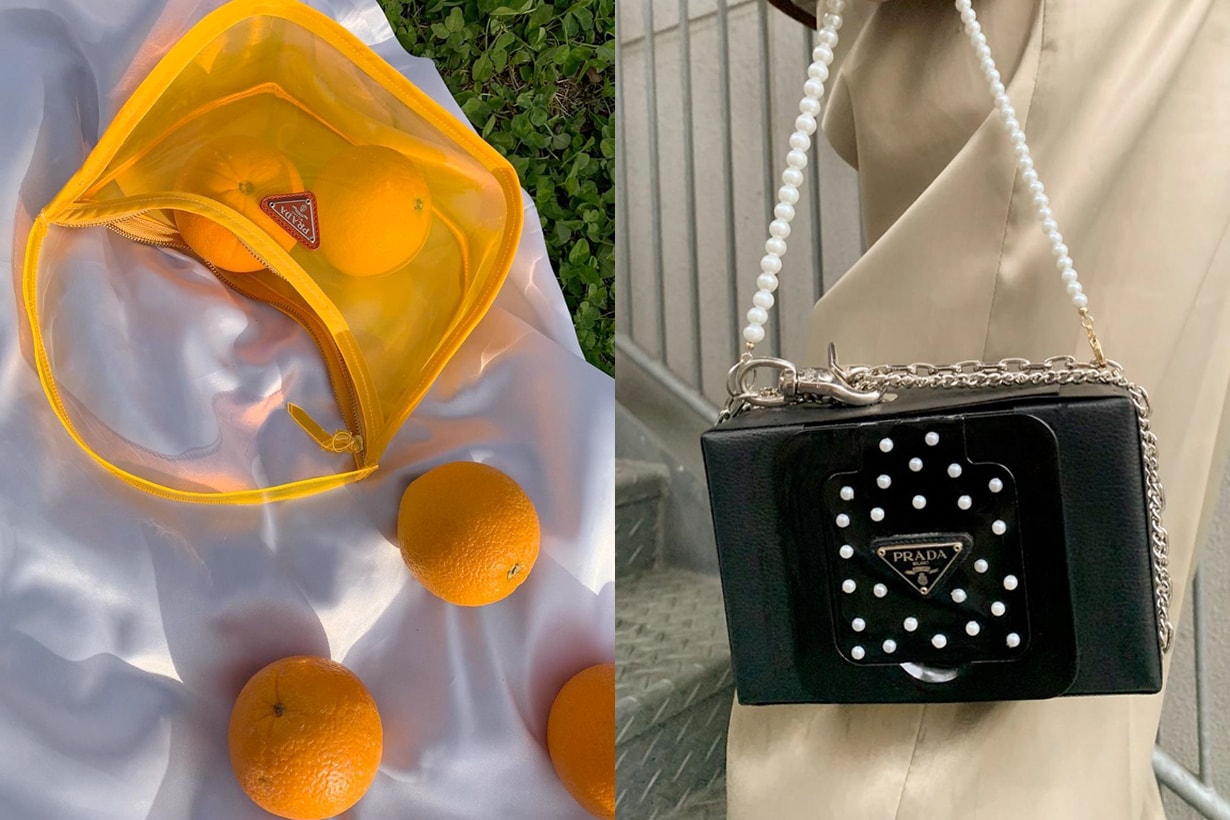 prada dior nike DIY bag accessory pearl Daisuke @dimda_ japan
