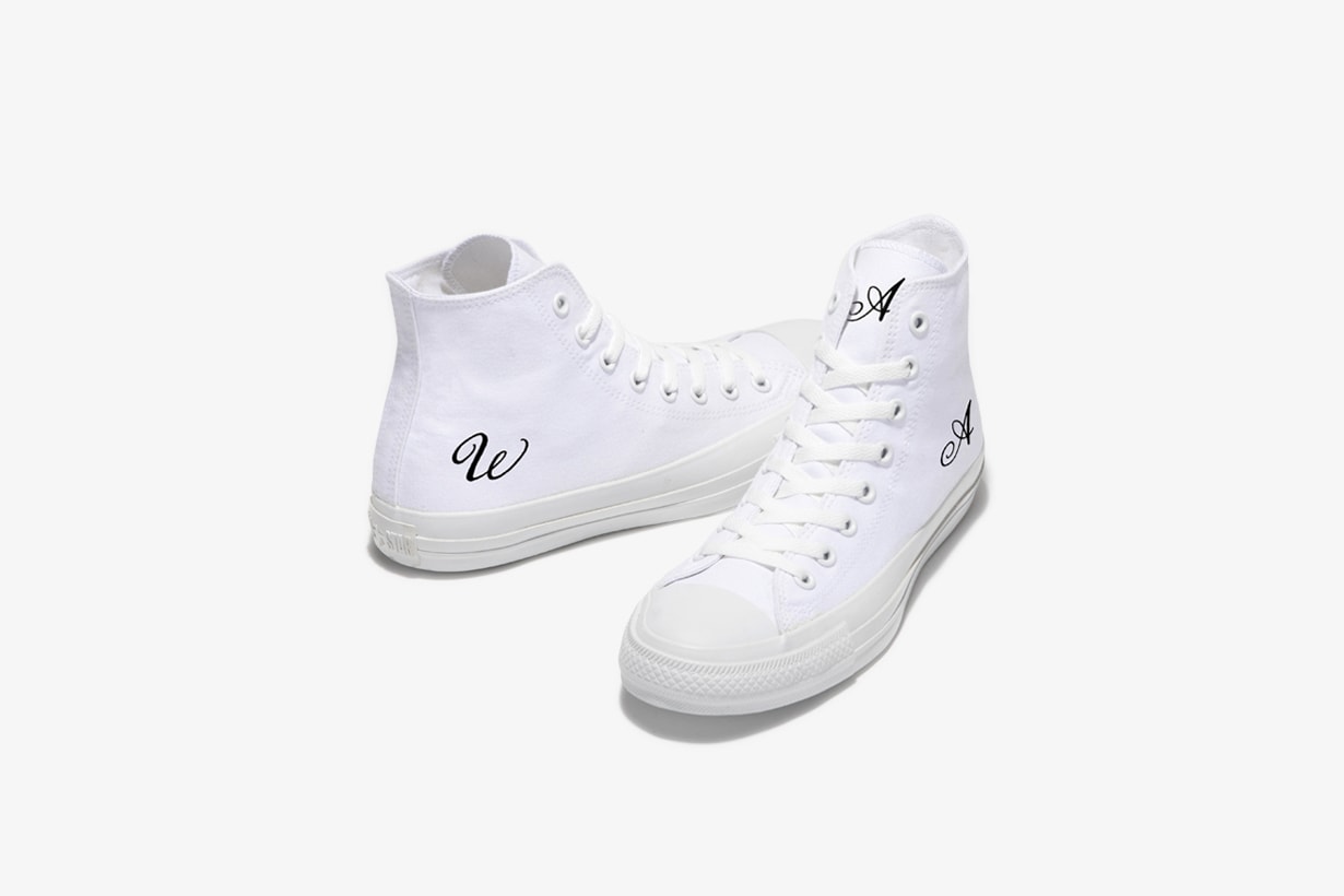 converse Japan white atelier chucky Taylor all star hi wedding custom sneakers shoes
