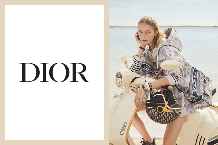 Dior 推出奶油色復古機車，還配上 Monogram 頭盔和儲物箱！