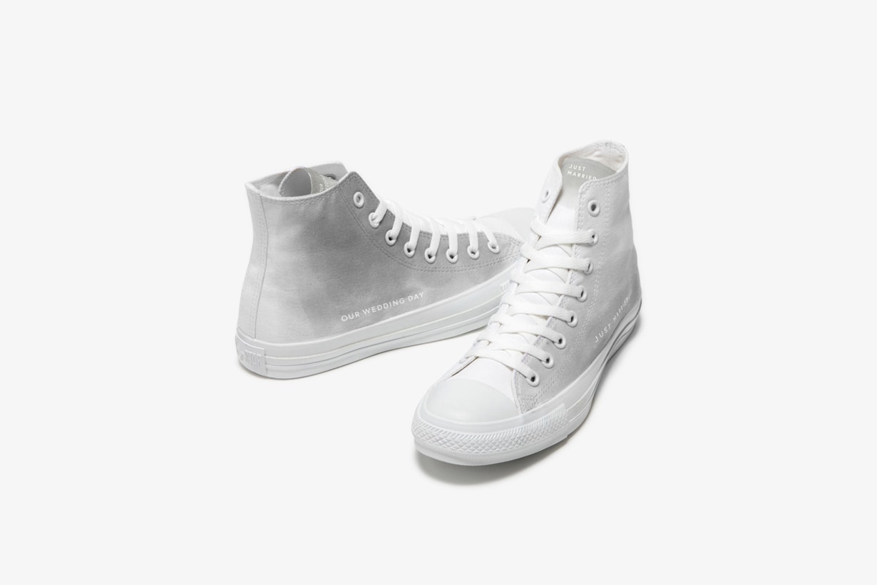 converse Japan white atelier chucky Taylor all star hi wedding custom sneakers shoes