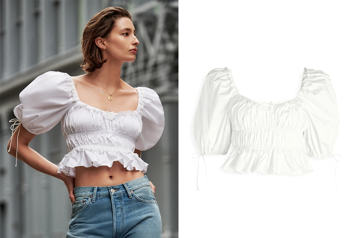 For Love & Lemons Jackson Crop Top