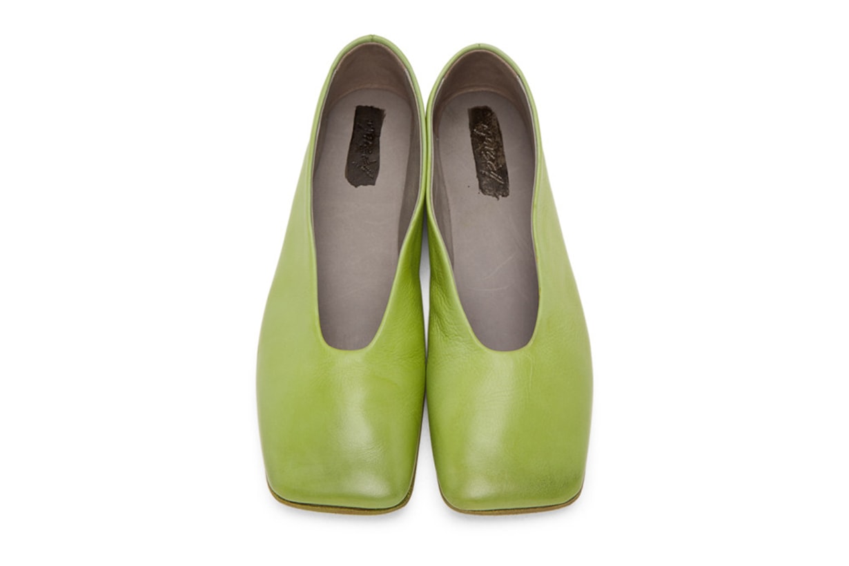 Green Square Spatolona Ballerina Flats