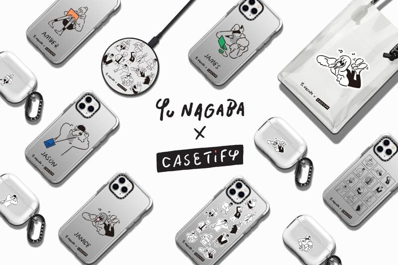 CASETiFY x Yu Nagaba collaboration iPhone Airpods case