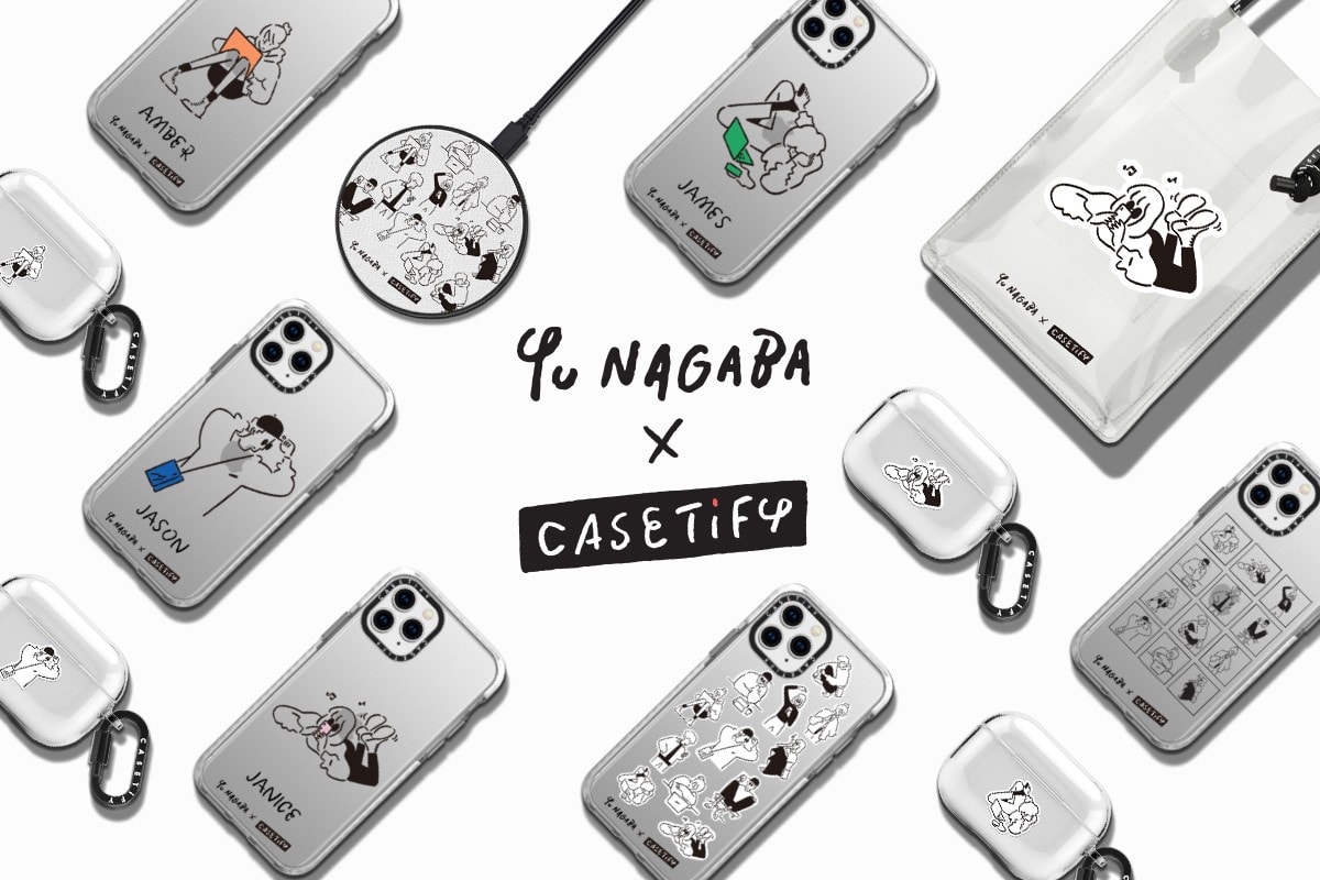 CASETiFY x Yu Nagaba collaboration iPhone Airpods case