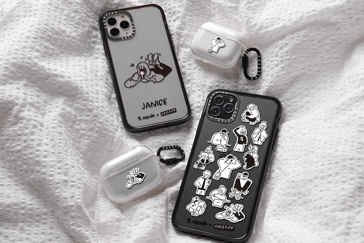 CASETiFY x Yu Nagaba collaboration iPhone Airpods case