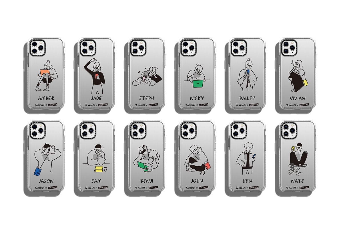 CASETiFY x Yu Nagaba collaboration iPhone Airpods case
