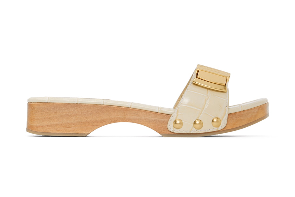 Jacquemus SSENSE Exclusive Beige Croc 'Les Tatanes'