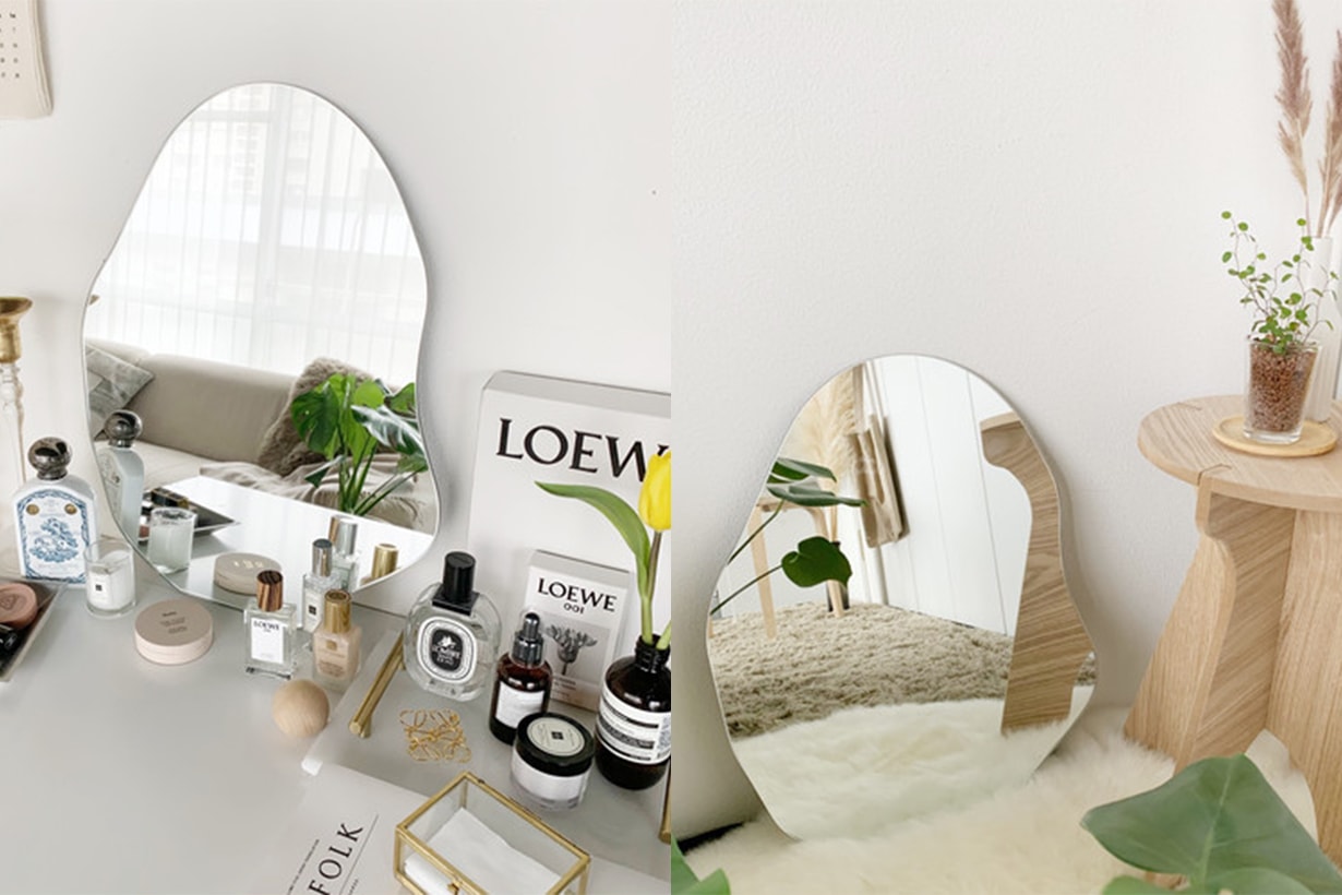 Bedroom decoration deformed mirror trend 2020 summer japanese korean girls trend instagram hit