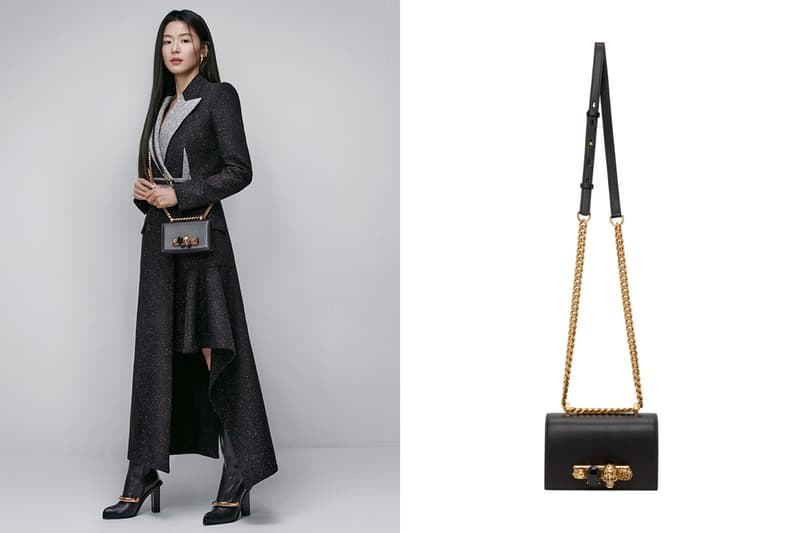 Jun Ji Hyun Alexander McQueen Korean Product Endorser Advertising Endorser Brand Spokesperson The Jewelled Satchel korean idols celebrities actresses