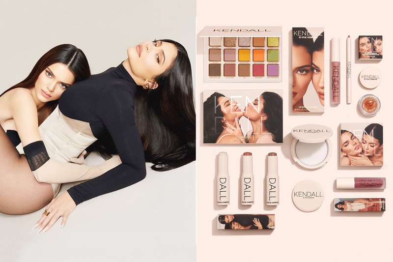 kylie cosmetics kendall jenner collabration sister lip kit palette