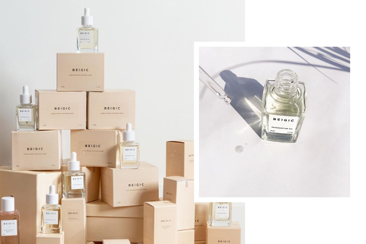 korean vegan indie skincare brand BEIGIC