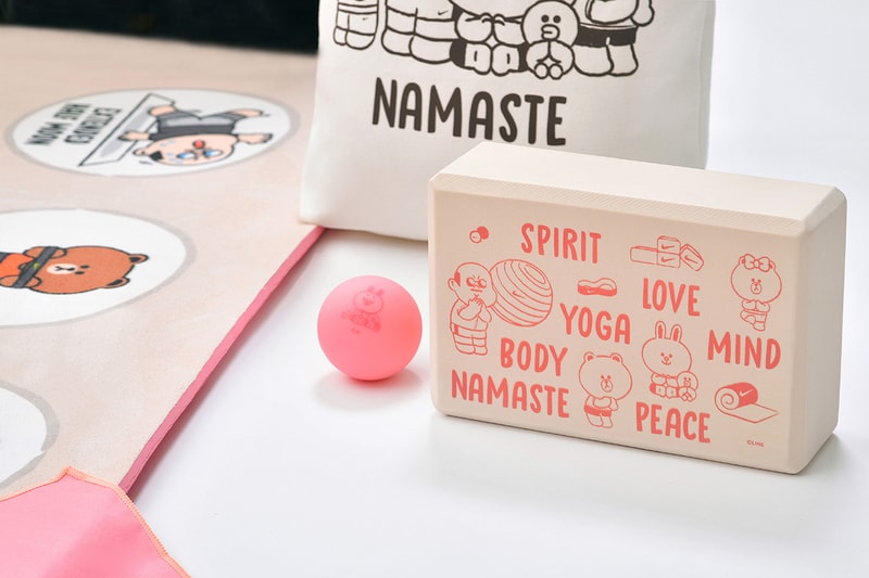 line-friends-yoga-day
