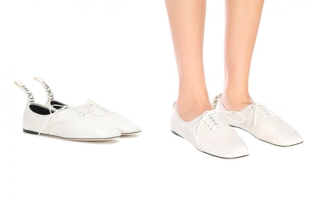 loewe summer white derby shoes 2020