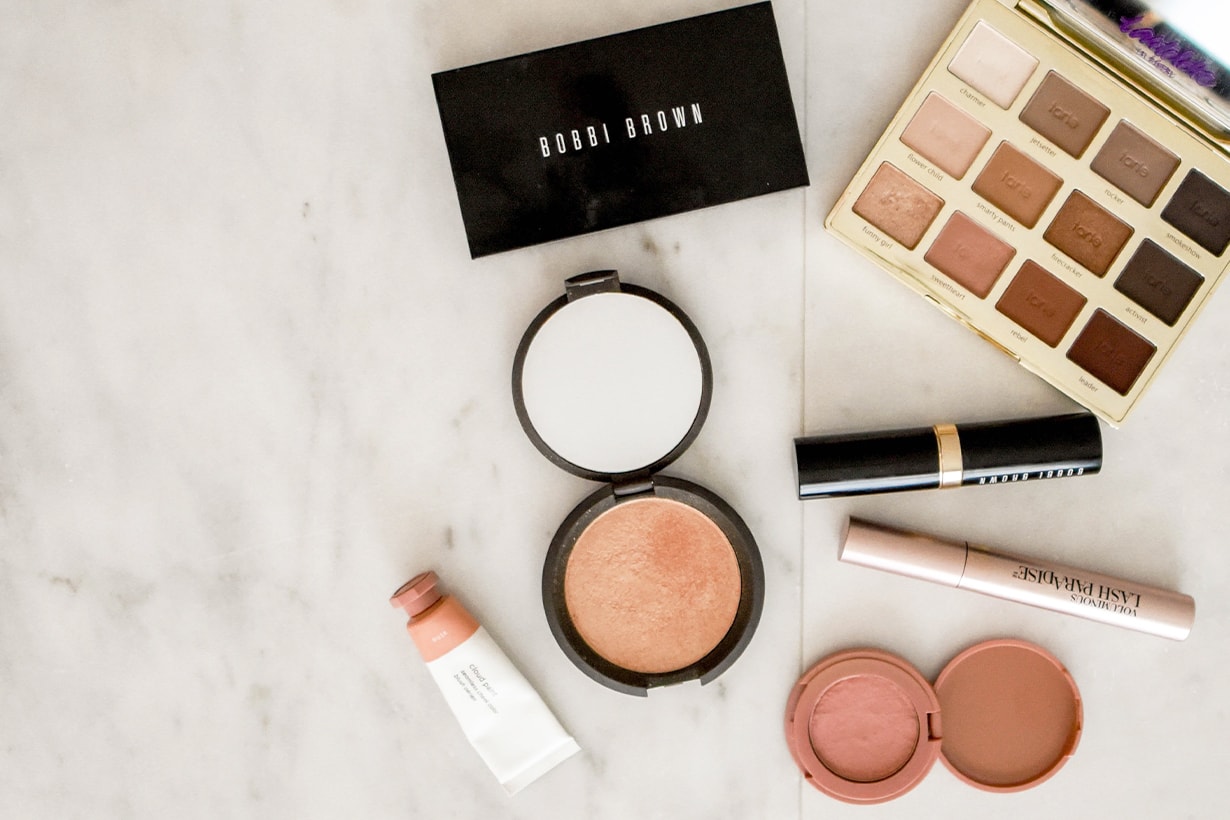 Makeup cosmetics eyeshadow blushes bronzer compact foundation powder colour tape makeup hacks tips