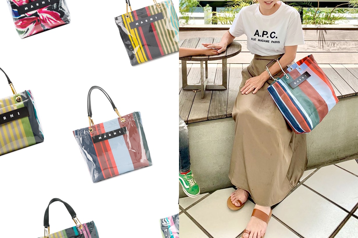 marni 2020 summer tote shopping handbag