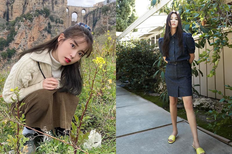 Makeup free Celebrities No Makeup Look Female Korean Celebrities Singers actresses IU Song Hye Kyo Lee Yeon Hee Red Velvet Irene Suzy Bae