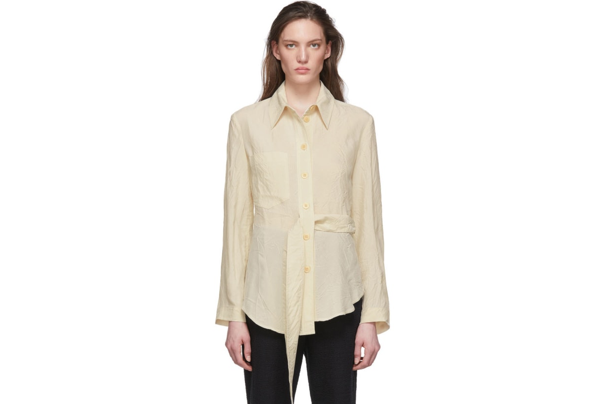 Nanushka Beige Mara Shirt