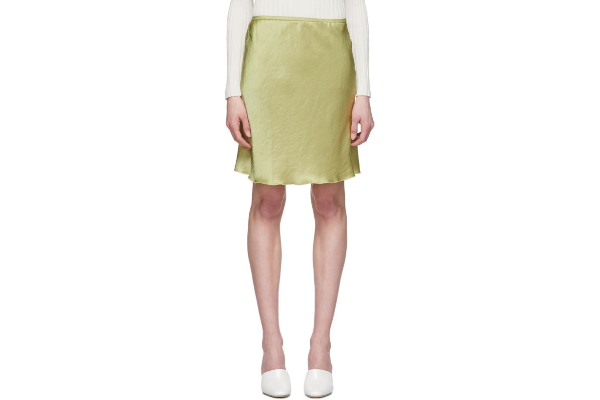Nanushka Green Gem Miniskirt