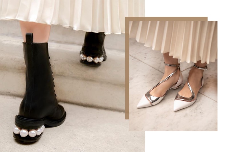 Nicholas Kirkwood boots and flats