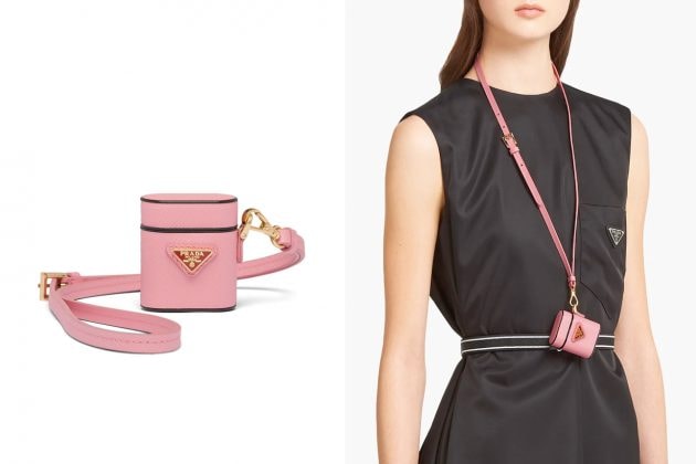 prada pink wallet card holder chain new accessory iphone airpods case 2020 where buy