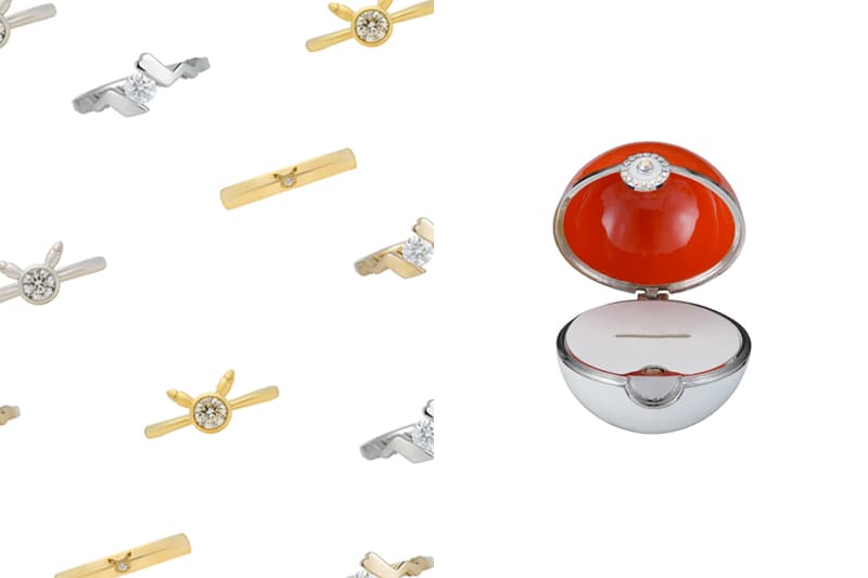 pokemon pikachu wedding ring diamond