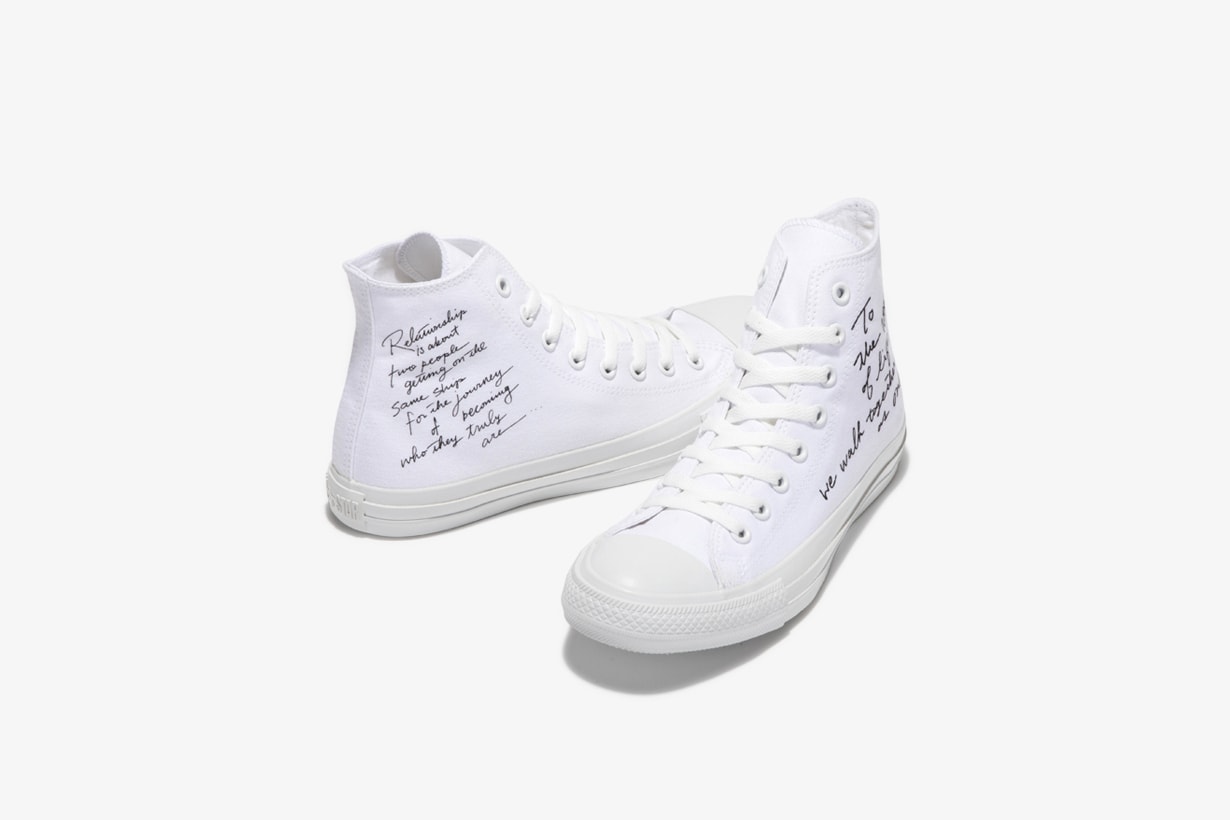 converse Japan white atelier chucky Taylor all star hi wedding custom sneakers shoes