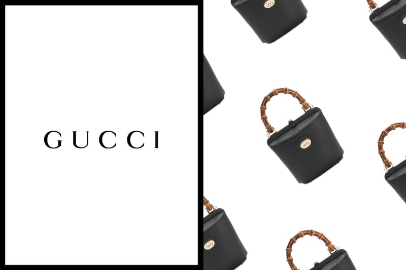 gucci pre fall 2020 mini marina bucket bag handbags