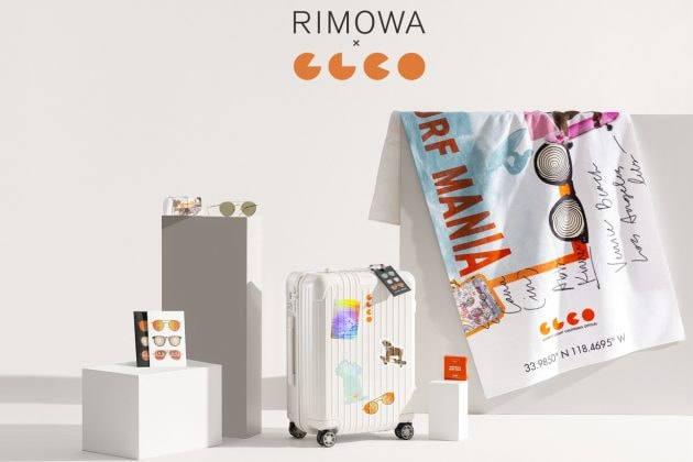 rimowa GLCO collabration cabin suircase sunglasses package