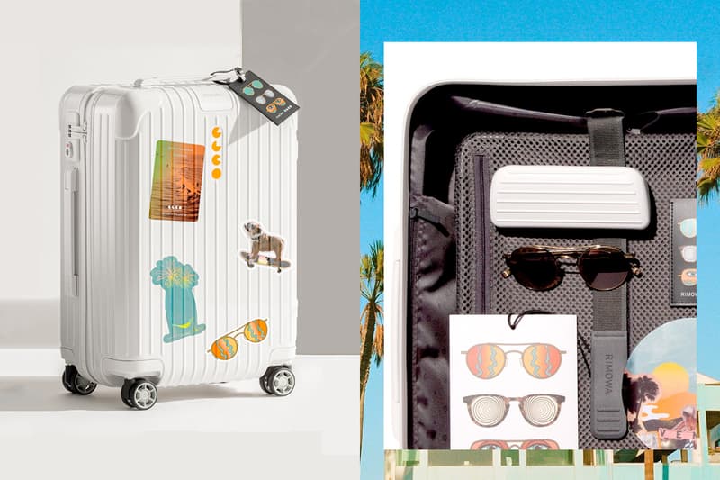 rimowa GLCO collabration cabin suircase sunglasses package